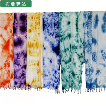 纯手工扎染围巾