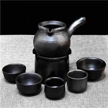 剑川黑陶烤茶罐子
