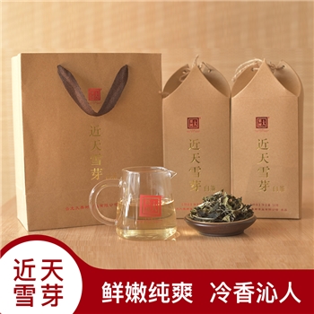 大栗树近天雪芽白茶50g/盒