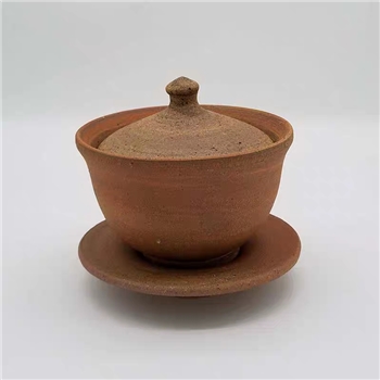 复古茶杯陶瓷泡茶器 纯手工无釉