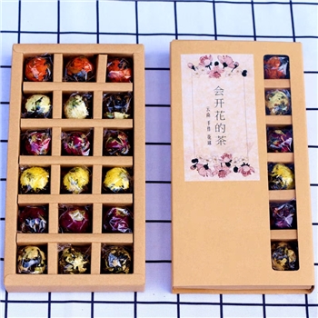 会开花的茶 云南手作花茶18枚