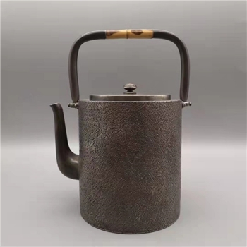 新品~鹤庆银器 足银筒壶纯手工约795克