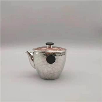 新品~鹤庆银器 饕餮直柄壶纯手工约140克