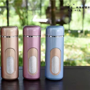 新品-鹤庆银器 祥云杯(大)杯约40克250ml