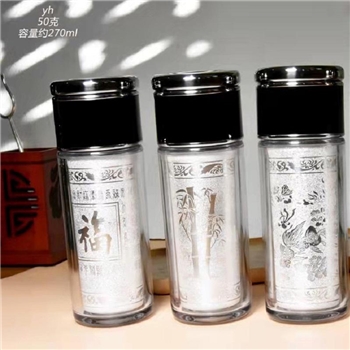 新品-鹤庆银器 圆盖杯约50克270ml