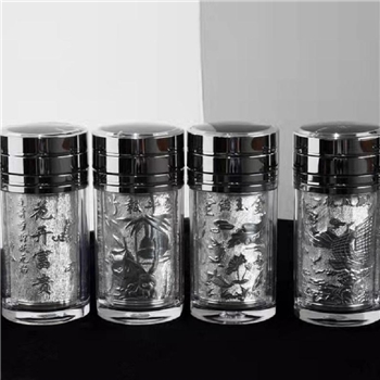 新品-鹤庆银器 浮雕杯(小)约25克100ml