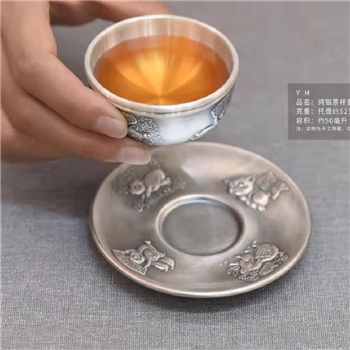 新品-鹤庆银器 银杯套装约102克