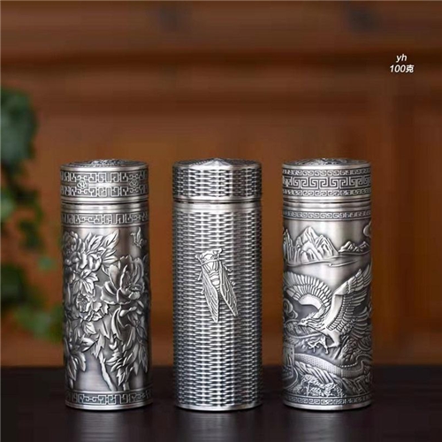 新品-鹤庆银器纯银杯(中)约100克350ml