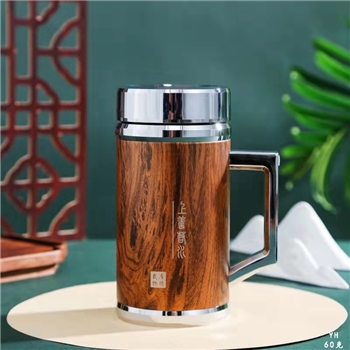 新品-鹤庆银器 办公杯约60克350ml