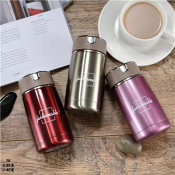 新品-鹤庆银器 弹盖杯约50克300ml