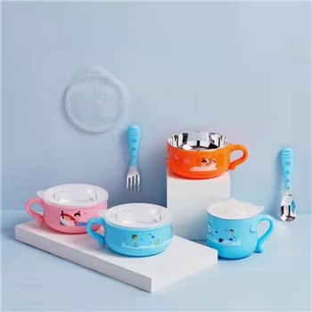 新品-鹤庆银器 宝贝银餐具套约256克