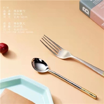 新品-鹤庆银器 欧式银餐具套约125克