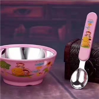 新品-鹤庆银器 宝贝银餐具套约58克