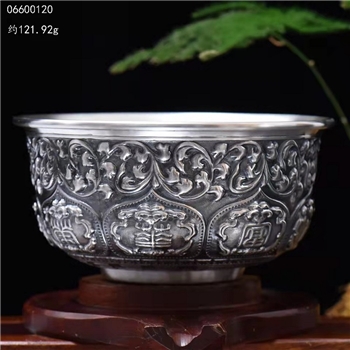 新品-鹤庆银器 精品银碗约121.92克