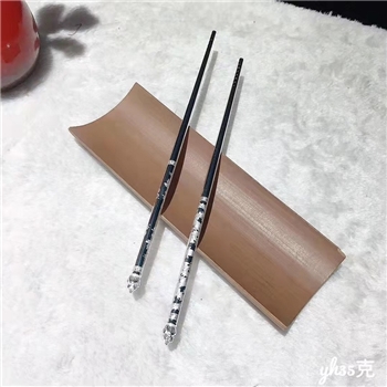 新品-鹤庆银器 精品银筷约35克