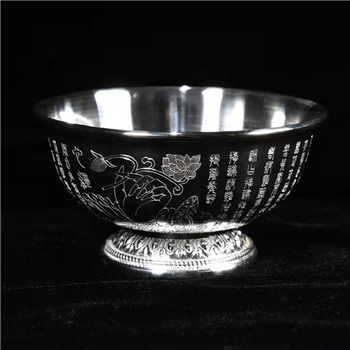 新品-鹤庆银器 精品银碗约122克