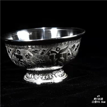 新品-鹤庆银器 精品银碗约126克