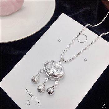 新品-鹤庆银器 如意锁