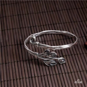 新品-鹤庆银器 凤鸣九天手镯约26克