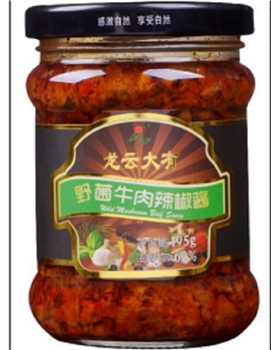 龙云大有野菌牛肉辣椒酱
