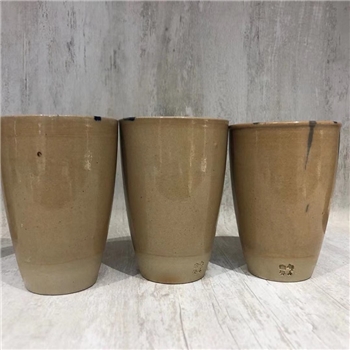 纵点文化土陶水杯