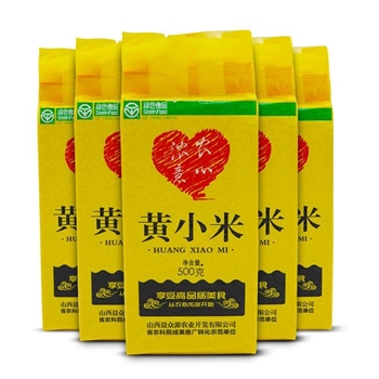 山西益众源浓农心意黄小米500g*5