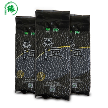 晋襄谷缘 黑豆500g*3