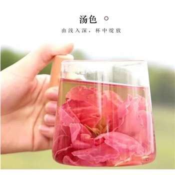 有机玫瑰花冠茶