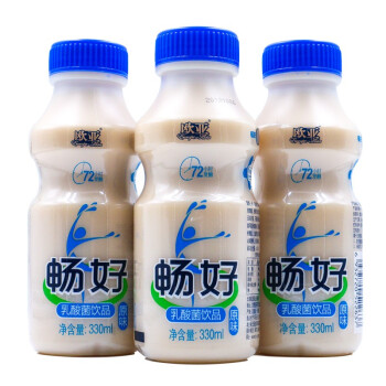 欧亚畅好原味乳酸菌牛奶饮品330ml*12瓶整箱饮料益生菌成人酸奶