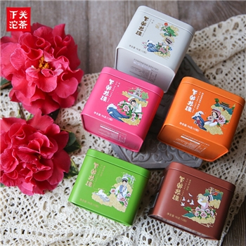 下关龙珠熟茶/白茶/红茶/生茶/红茶2019年96g/盒*5盒